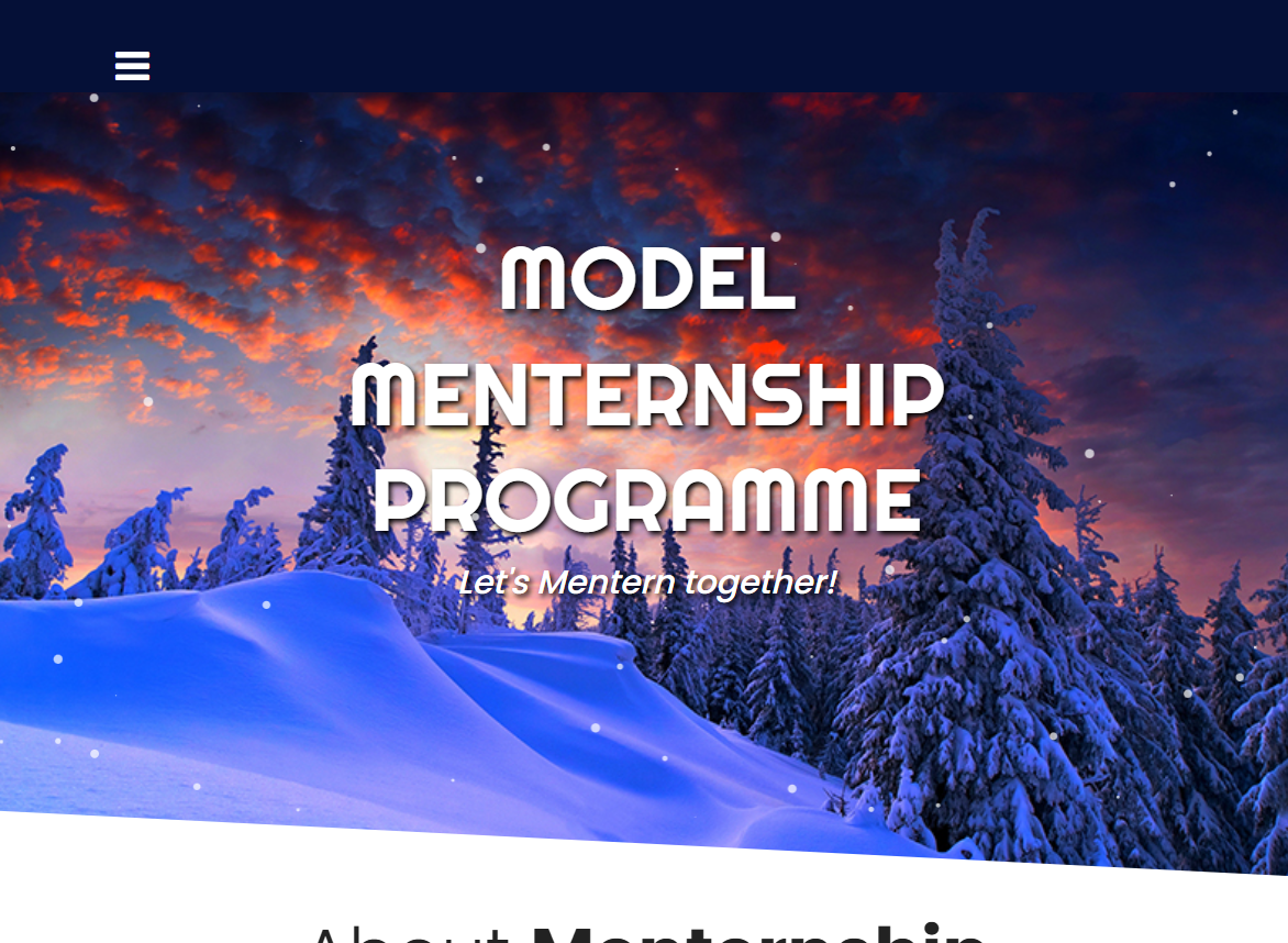 Model Menternship Program